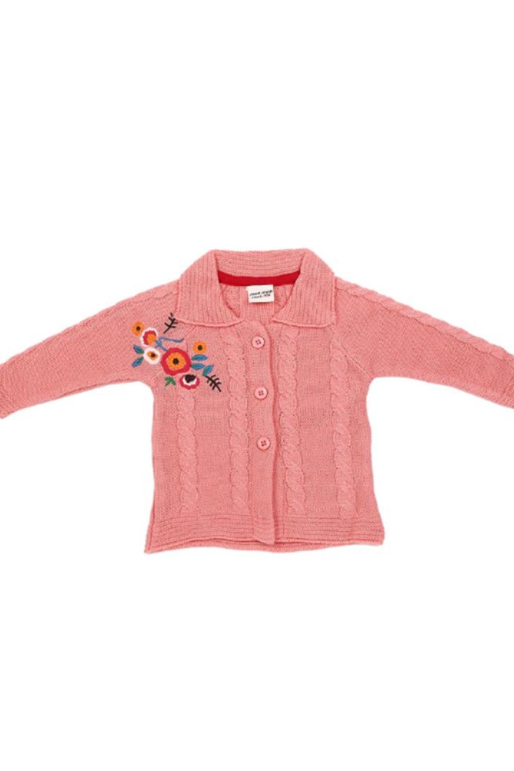 Mee Mee Girls Full sleeve Sweater - Baby Pink